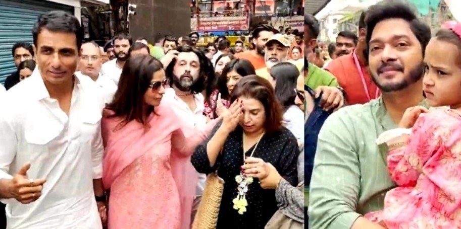 लालबागचा राजा के दर्शन करने गए इन 3 सितारों का भीड़ में हुआ बुरा हाल